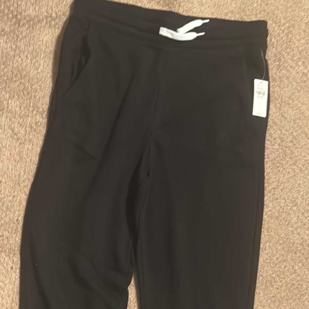 Black Joggers with Drawstring
